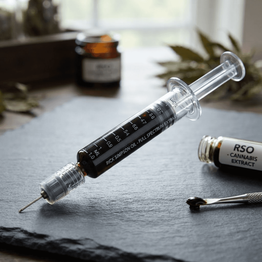 RSO syringe - How to take Rick Simpson Oil safely