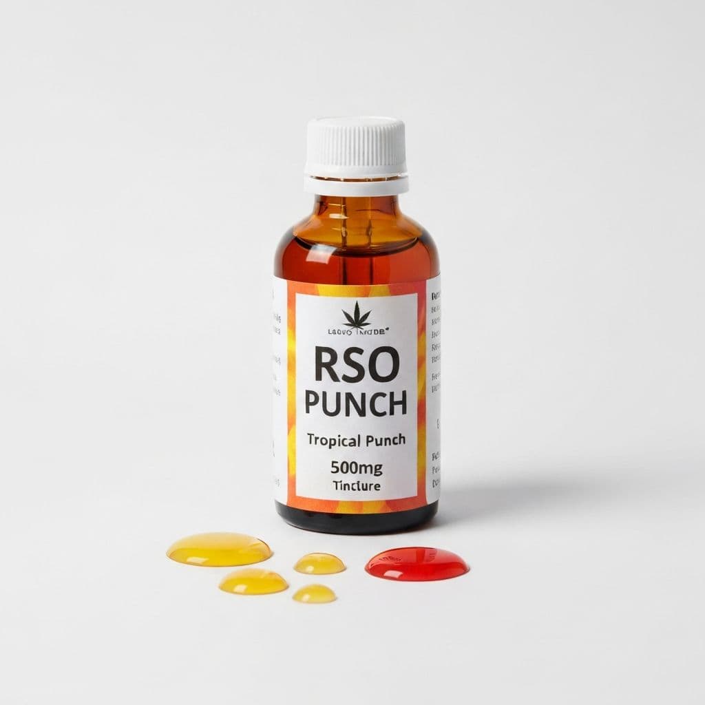 RSO Tincture 500mg - Tropical Punch - rso Cannabis Oil Product - $49.99