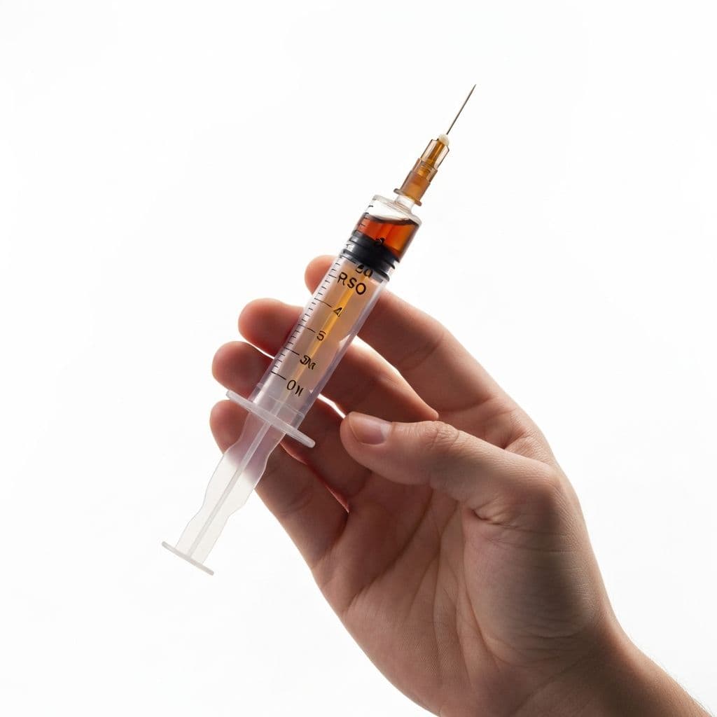Buy RSO oil online - premium lab-tested Rick Simpson Oil syringe