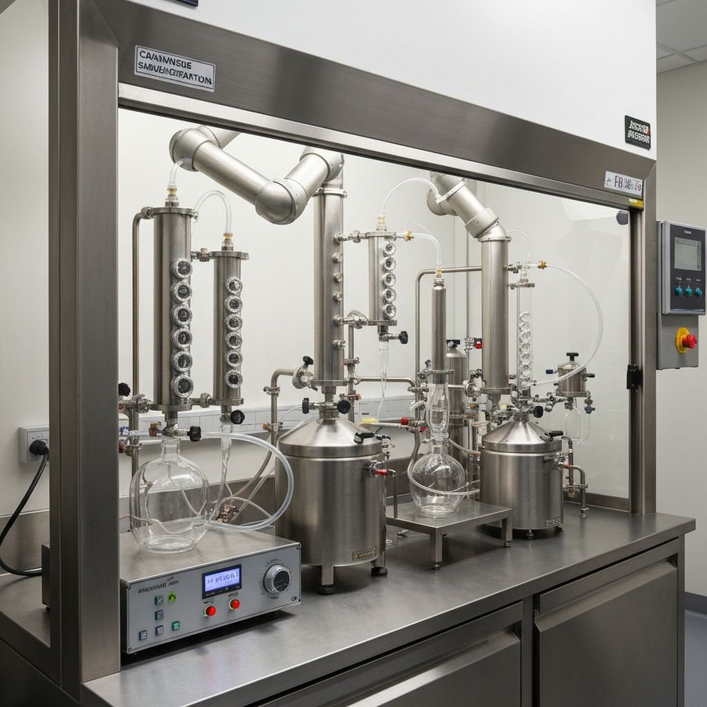 Cannabis distillation process