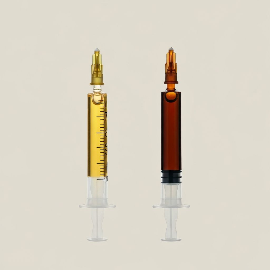 Comparison of THC distillate vs RSO vs FECO - clear vs dark oils
