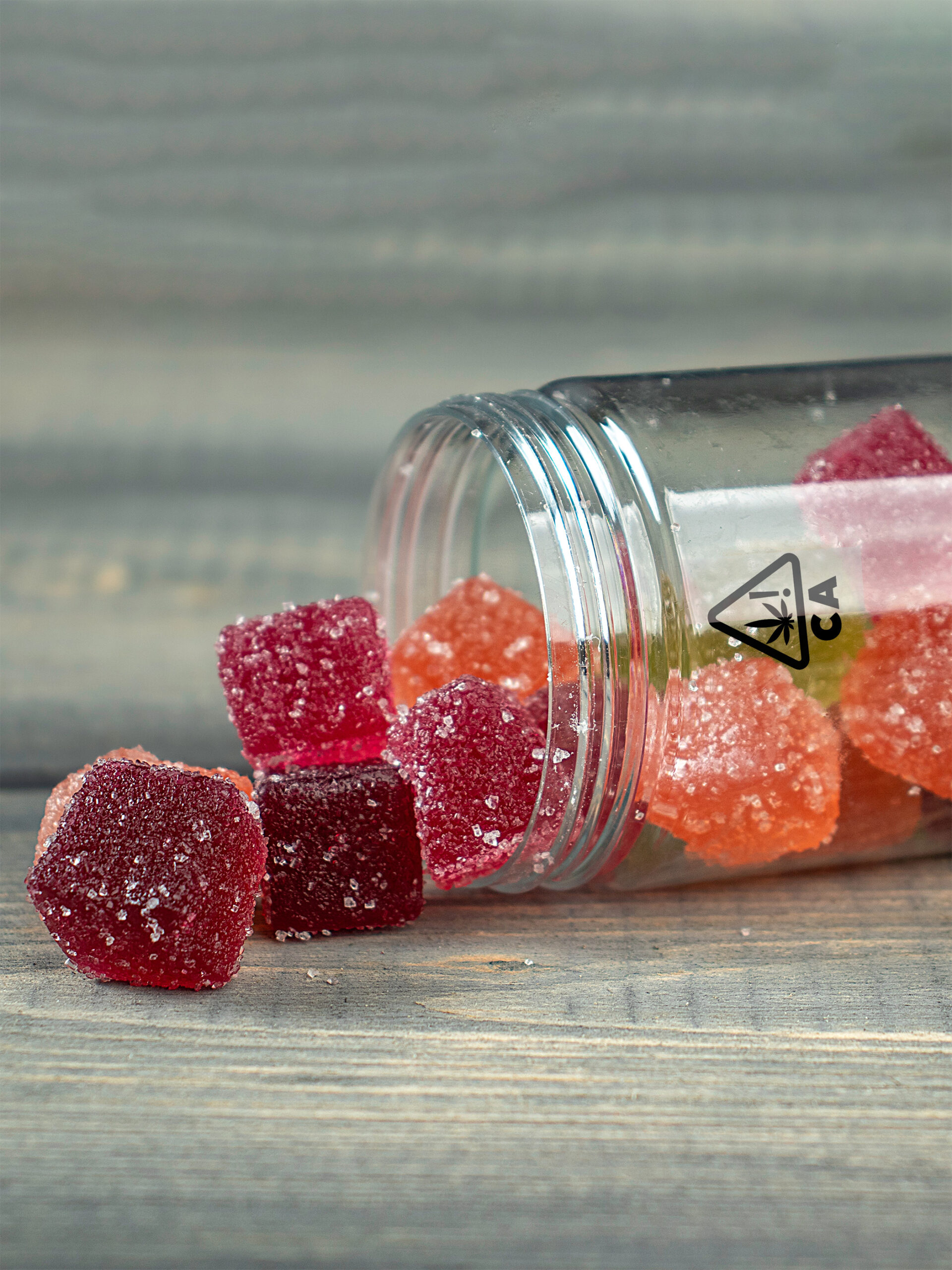 THC Gummies in Glass Jar - Lab Tested Cannabis Edibles